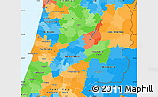 Political Simple Map of Centro