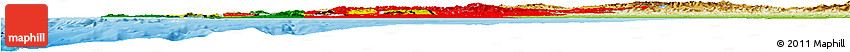 Flag Horizon Map of Portugal, physical outside Flag Horizon Map of Portugal, physical outside