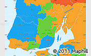 Political Simple Map of Grande Lisboa