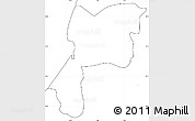 Blank Simple Map of Nazaré, no labels