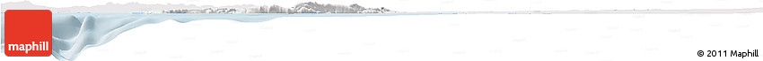 Silver Style Horizon Map of Península De Setúbal, single color outside