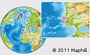 Physical Location Map of Moita, highlighted grandparent region