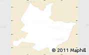 Classic Style Simple Map of Montijo-Canha, single color outside