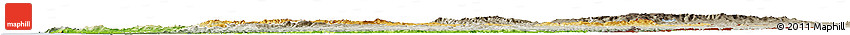 Physical Horizon Map of Norte, semi-desaturated