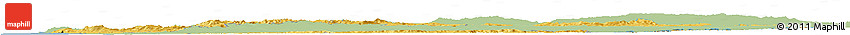 Savanna Style Horizon Map of Norte, single color outside