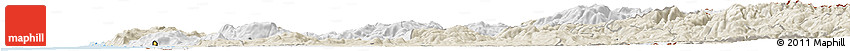 Classic Style Horizon Map of Minho-Lima