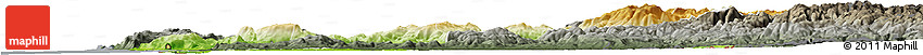 Physical Horizon Map of Minho-Lima, darken, semi-desaturated