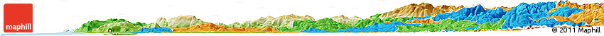 Physical Horizon Map of Minho-Lima, political outside