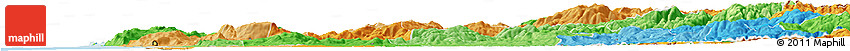 Political Shades Horizon Map of Minho-Lima