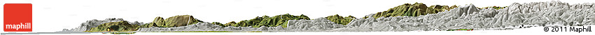 Satellite Horizon Map of Minho-Lima, lighten, semi-desaturated