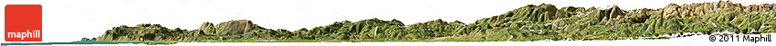 Satellite Horizon Map of Minho-Lima