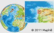 Physical Location Map of Minho-Lima