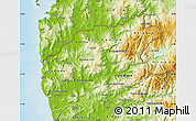 Physical Map of Minho-Lima