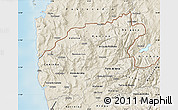 Shaded Relief Map of Minho-Lima