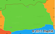 Political Simple Map of Monçao