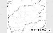 Blank Simple Map of Minho-Lima, no labels