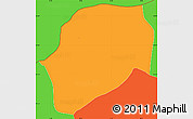 Political Simple Map of Valença