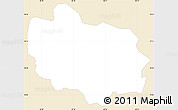 Classic Style Simple Map of Adjuntas, single color outside