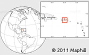 Blank Location Map of Aibonito, within the entire country