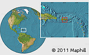 Satellite Location Map of Aibonito