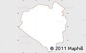 Classic Style Simple Map of Aibonito, cropped outside