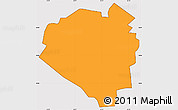 Political Simple Map of Aibonito, cropped outside