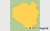 Savanna Style Simple Map of Aibonito, cropped outside