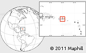 Blank Location Map of Cidra
