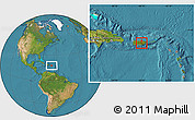 Satellite Location Map of Cidra