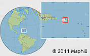 Savanna Style Location Map of Cidra, highlighted country