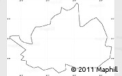 Blank Simple Map of Cidra, cropped outside
