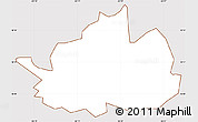 Classic Style Simple Map of Cidra, cropped outside