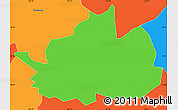Political Simple Map of Cidra