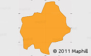 Political Simple Map of Comerío, cropped outside