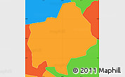 Political Simple Map of Comerío