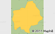 Savanna Style Simple Map of Comerío