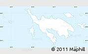 Gray Simple Map of Culebra, single color outside