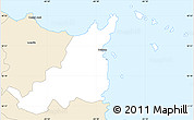 Classic Style Simple Map of Fajardo