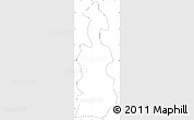 Blank Simple Map of Guaynabo, cropped outside