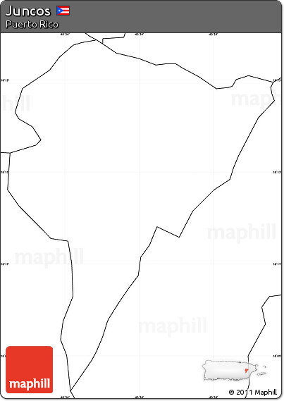 Blank Simple Map of Juncos, no labels