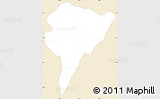 Classic Style Simple Map of Juncos, single color outside