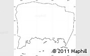 Blank Simple Map of Lajas, cropped outside
