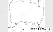 Blank Simple Map of Lajas, no labels