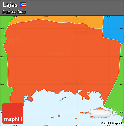 Political Simple Map of Lajas
