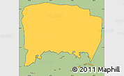Savanna Style Simple Map of Lajas, cropped outside