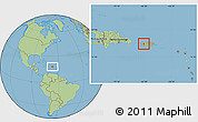 Savanna Style Location Map of Lares
