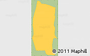Savanna Style Simple Map of Lares