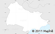 Silver Style Simple Map of Naguabo