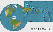 Satellite Location Map of Naranjito