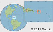 Savanna Style Location Map of Naranjito